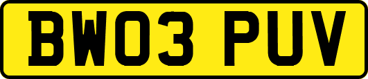 BW03PUV