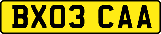 BX03CAA