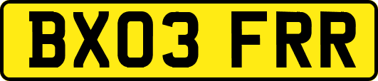 BX03FRR