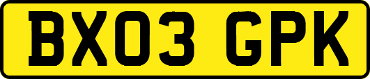 BX03GPK