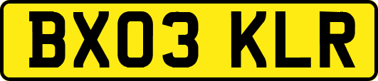 BX03KLR