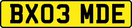 BX03MDE