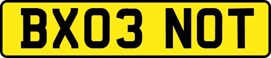 BX03NOT