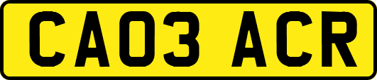 CA03ACR
