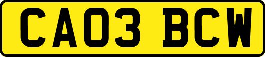 CA03BCW