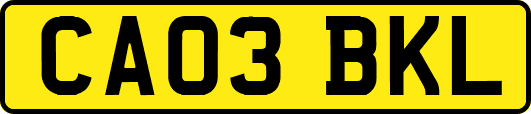 CA03BKL