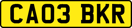 CA03BKR