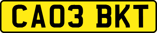 CA03BKT