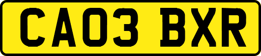 CA03BXR