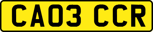 CA03CCR