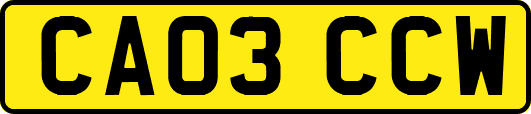 CA03CCW