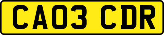 CA03CDR