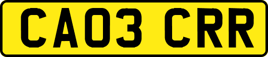 CA03CRR