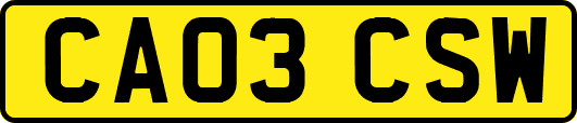 CA03CSW