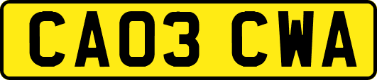 CA03CWA