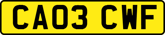 CA03CWF