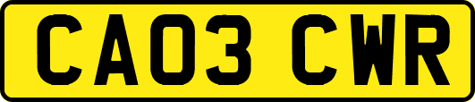 CA03CWR
