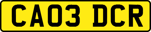 CA03DCR
