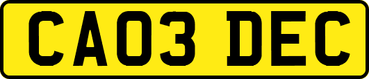 CA03DEC