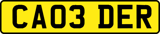 CA03DER