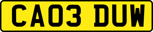 CA03DUW
