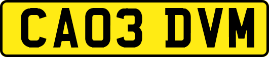 CA03DVM