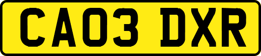 CA03DXR