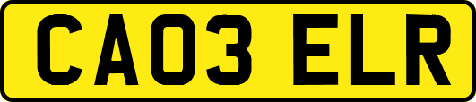 CA03ELR