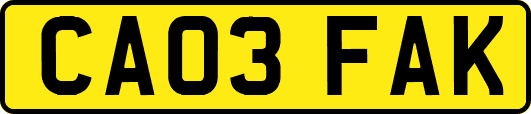 CA03FAK