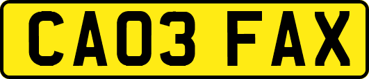 CA03FAX