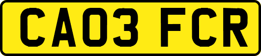 CA03FCR