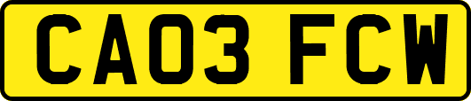 CA03FCW