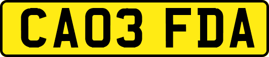 CA03FDA