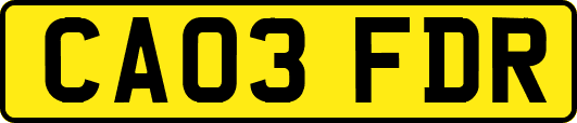 CA03FDR