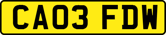 CA03FDW