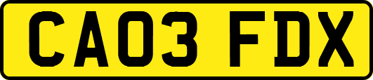 CA03FDX