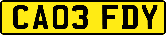 CA03FDY