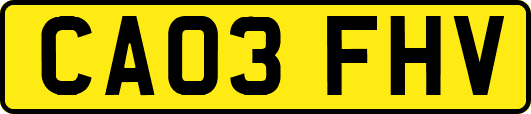 CA03FHV