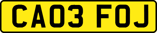 CA03FOJ