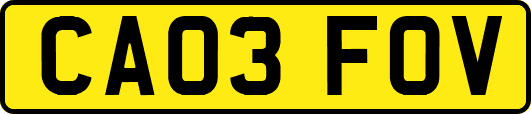 CA03FOV