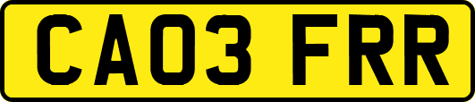 CA03FRR