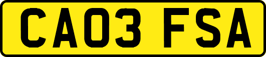 CA03FSA