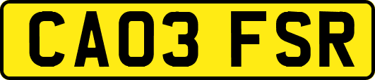CA03FSR