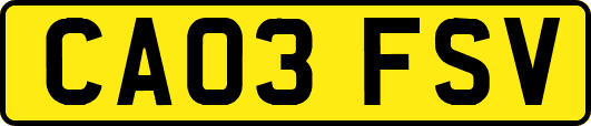 CA03FSV