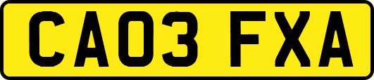 CA03FXA