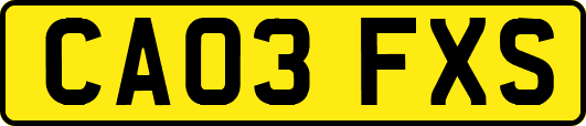 CA03FXS