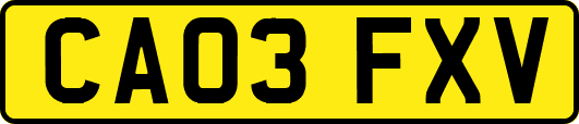 CA03FXV
