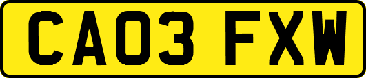 CA03FXW