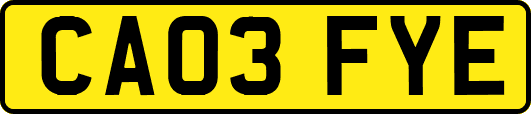 CA03FYE
