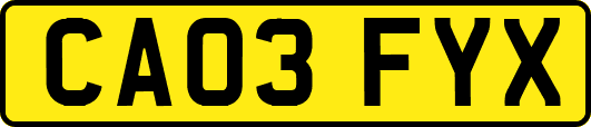 CA03FYX